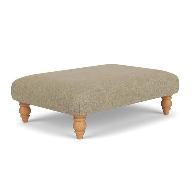Foot Stool - Apple - Rustic Weave - Clara - The Cotswold Company - image 1