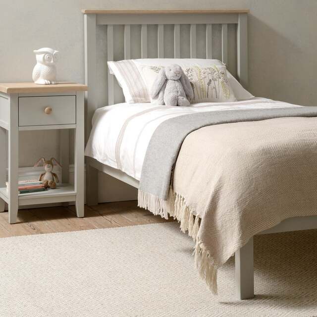 Single Bed - Chester Dove Grey - The Cotswold Company - image 1