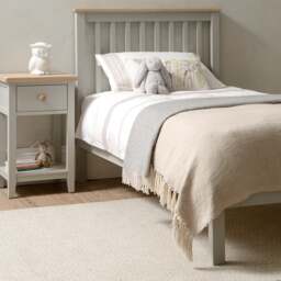 Single Bed - Chester Dove Grey - The Cotswold Company