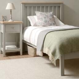 Single Bed - Chester Dove Grey - The Cotswold Company - thumbnail 2