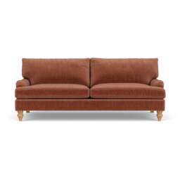 4 Seater Sofa - Cinnamon - Eco Chenille - Morris - The Cotswold Company - thumbnail 2