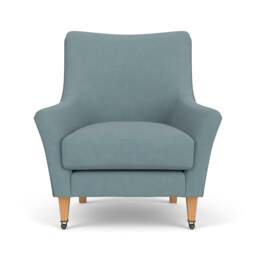 Armchair - Sky Blue - House Linen Mix - Martha - The Cotswold Company - thumbnail 2