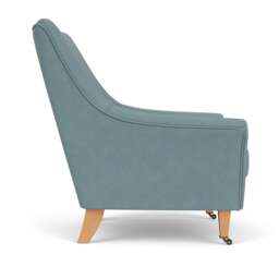 Armchair - Sky Blue - House Linen Mix - Martha - The Cotswold Company - thumbnail 3