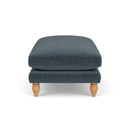 Foot Stool - Teal - Eco Chenille - Emily - The Cotswold Company - thumbnail 3