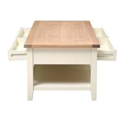 Coffee Table with Drawers - Chester Classic Cream - The Cotswold Company - thumbnail 5