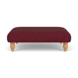 Foot Stool - Rosehip - House Linen Mix - Clara - The Cotswold Company - thumbnail 2