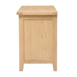 Jumbo Bedside Table - Inglesham Whitewash Oak - The Cotswold Company - thumbnail 5