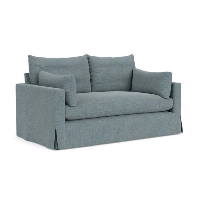 Large 2 Seater Sofa - Teal Marl - Rustic Weave - Ashton - The Cotswold Company - image 1