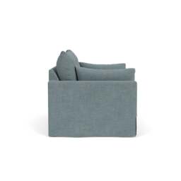 Large 2 Seater Sofa - Teal Marl - Rustic Weave - Ashton - The Cotswold Company - thumbnail 3