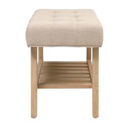80cm Upholstered Hallway Bench - Chester Dove Grey - The Cotswold Company - thumbnail 4