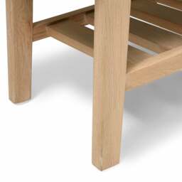 80cm Upholstered Hallway Bench - Chester Dove Grey - The Cotswold Company - thumbnail 6