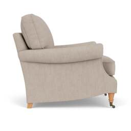 Armchair - Natural - Luxury Italian Linen - Taylor High Back - The Cotswold Company - thumbnail 3