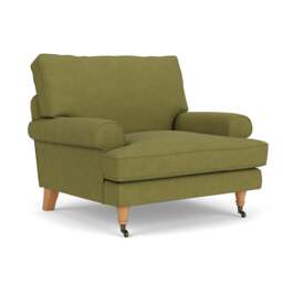 Armchair - Apple - House Linen Mix - Stewart - The Cotswold Company