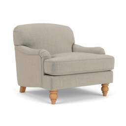 Armchair - Natural - Eco Chenille - Ashbee - The Cotswold Company - thumbnail 1