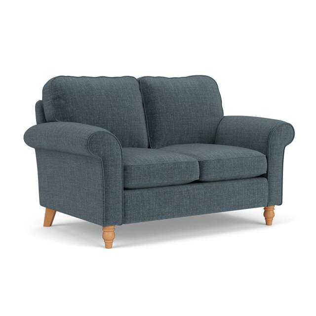 2 Seater Sofa - Teal - Eco Chenille - Hurley - The Cotswold Company - image 1