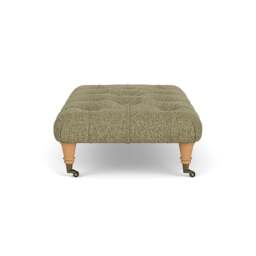 Foot Stool - Sage - Aquaclean Oxford - Amelia Small - The Cotswold Company - thumbnail 3