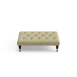 Foot Stool - Sage - Aquaclean Oxford - Amelia Small - The Cotswold Company - thumbnail 5