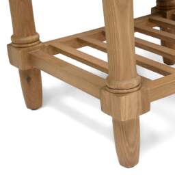 Elkstone Mellow Oak 1 Drawer Bedside Table - The Cotswold Company - thumbnail 6