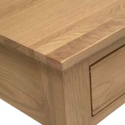 Elkstone Mellow Oak 1 Drawer Bedside Table - The Cotswold Company - thumbnail 4