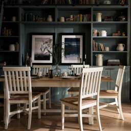 6-10 Seater Extending Dining Table - Chester Classic Cream - The Cotswold Company