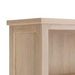 Open Display Cabinet - Inglesham Whitewash Oak - The Cotswold Company - thumbnail 6