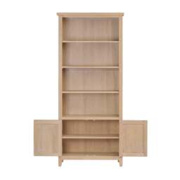 Open Display Cabinet - Inglesham Whitewash Oak - The Cotswold Company - thumbnail 4