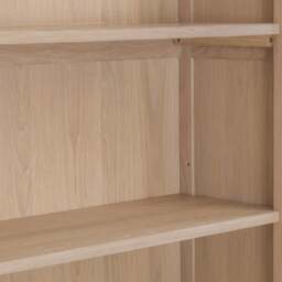 Open Display Cabinet - Inglesham Whitewash Oak - The Cotswold Company - thumbnail 7