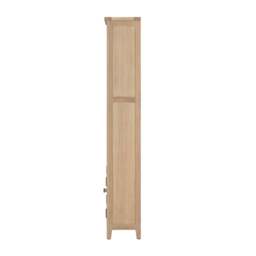 Open Display Cabinet - Inglesham Whitewash Oak - The Cotswold Company - thumbnail 5