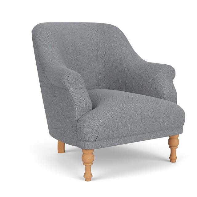 Armchair - Blue Marl - House Weave - Everett - The Cotswold Company - image 1