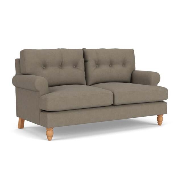 Large 2 Seater Sofa - Mid Grey - House Linen Mix - Talbot - The Cotswold Company - image 1