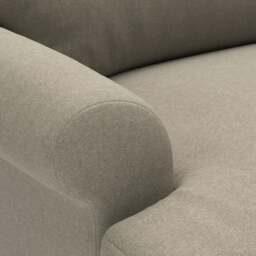 Large 2 Seater Sofa - Mid Grey - House Linen Mix - Talbot - The Cotswold Company - thumbnail 4