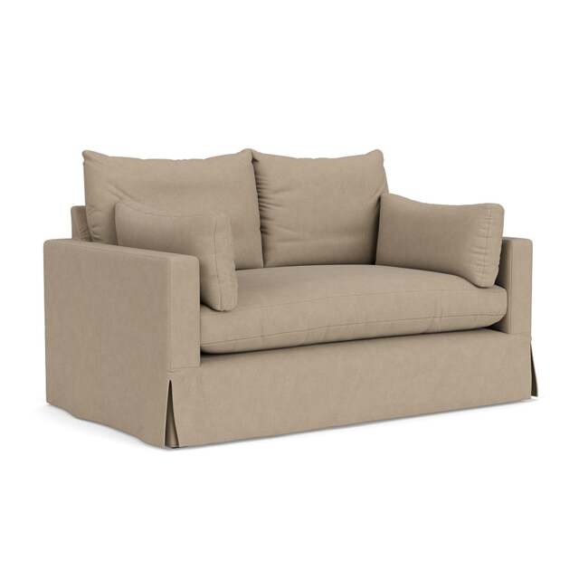 2 Seater Sofa - Natural - House Linen Mix - Ashton - The Cotswold Company - image 1