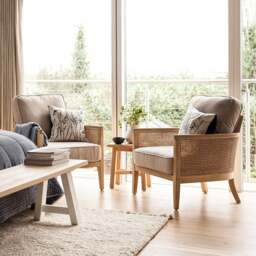 Rattan Chair - Ramsden - The Cotswold Company - thumbnail 2