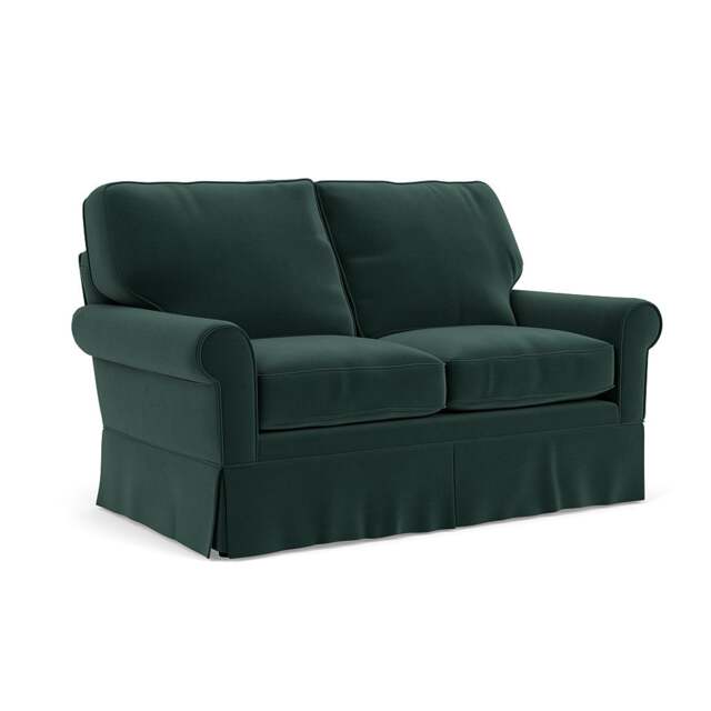 2 Seater Sofa - Lake - Matt Velvet - Dawson - The Cotswold Company - image 1