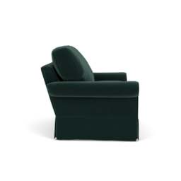 2 Seater Sofa - Lake - Matt Velvet - Dawson - The Cotswold Company - thumbnail 3