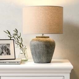 Briary Grey Table Lamp - Home Accessories - The Cotswold Company - thumbnail 2