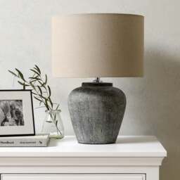 Briary Grey Table Lamp - Home Accessories - The Cotswold Company - thumbnail 3