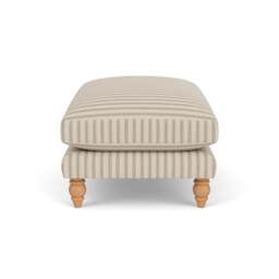 Foot Stool - Sage - Kingham Stripe - Emily - The Cotswold Company - thumbnail 3