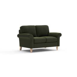 2 Seater Sofa - Forest Green - Matt Velvet - Hurley - The Cotswold Company - thumbnail 5