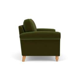 2 Seater Sofa - Forest Green - Matt Velvet - Hurley - The Cotswold Company - thumbnail 3