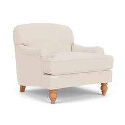 Armchair - Cream - House Weave - Ashbee - The Cotswold Company - thumbnail 1