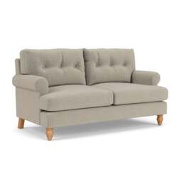 Large 2 Seater Sofa - Natural - Eco Chenille - Talbot - The Cotswold Company