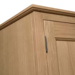 Elkstone Mellow Oak Triple Wardrobe - The Cotswold Company - thumbnail 6