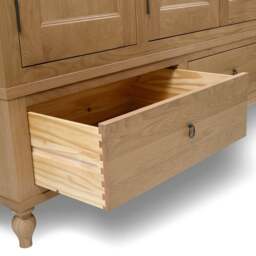 Elkstone Mellow Oak Triple Wardrobe - The Cotswold Company - thumbnail 7