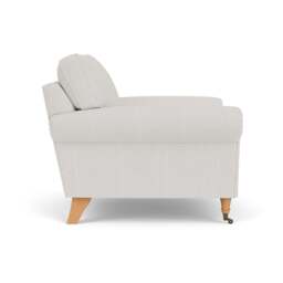 Armchair - Grey - Broadway Stripe - Osbourne - The Cotswold Company - thumbnail 3