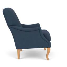Armchair - Indigo - House linen mix - Elsie - The Cotswold Company - thumbnail 3