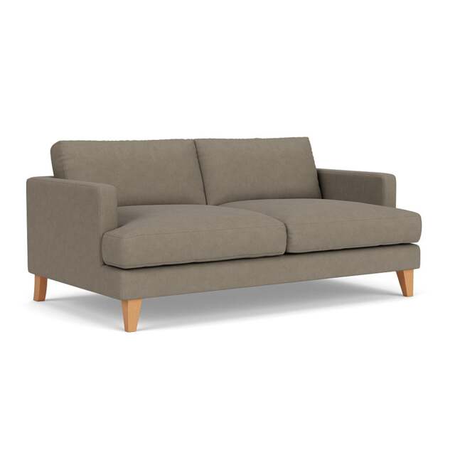 3 Seater Sofa - Mid Grey - House Linen Mix - Jackson - The Cotswold Company - image 1