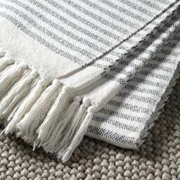 Cecil Cotton Striped Throw - Home Accessories - The Cotswold Company - thumbnail 1