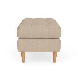 Foot Stool - Natural - Compton Stripe - Saxon Small - The Cotswold Company - thumbnail 3