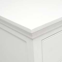 Fairford Soft White 7 Drawer Wide Chest - The Cotswold Company - thumbnail 7